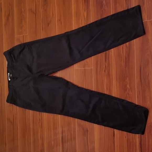 LOFT High Rise Skinny Velvet Pant Black Size 10/30R - Picture 2 of 15
